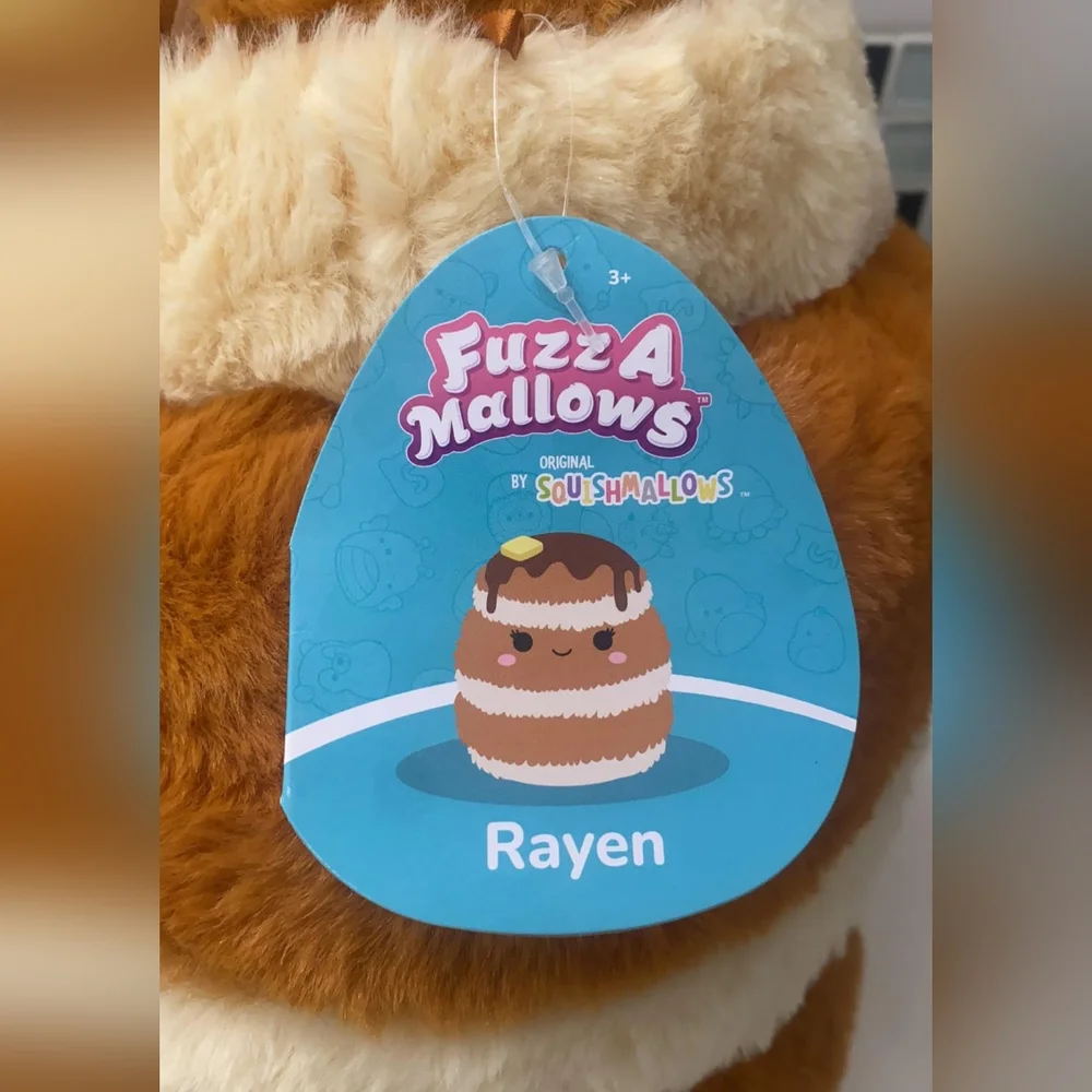 🥞 12" Rayen Pancake FuzzAMallows Squishmallow 2024 - Picture 5 of 7